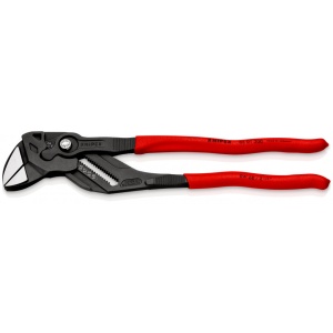 KNIPEX 86 01 300 Cheie de strângere Cleștele-cheie, clește și cheie într-o singură unealtă acoperit cu material plastic aderent bonderizat în culoarea gri 300 mm