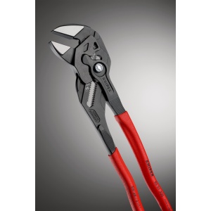 KNIPEX 86 01 300 Cheie de strângere Cleștele-cheie, clește și cheie într-o singură unealtă acoperit cu material plastic aderent bonderizat în culoarea gri 300 mm - Img 4