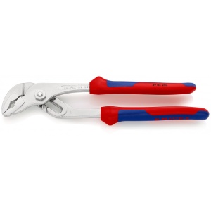 KNIPEX 89 05 250 Cleşte pentru pompe de apă cu articulație canelată cu manşoane multicomponent cromat 250 mm - Img 1
