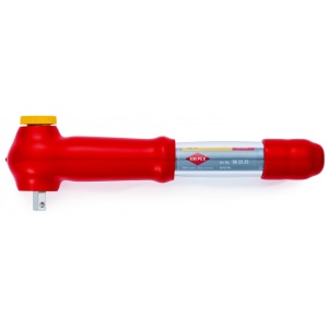 KNIPEX 98 33 25 Cheie cu clichet cu element rectangular la exterior, comutabil 290 mm - Img 2