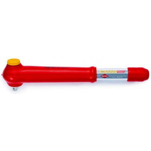 KNIPEX 98 33 50 Cheie cu clichet cu element rectangular la exterior, comutabil 385 mm (carton cu autoservire/în blister)