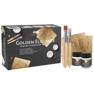 KREUL Gilding with Leaf Metal Set Golden Elegance - Img 2