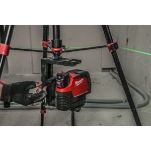 Laser M12™ cu linie transversală verde cu puncte de verticală Milwaukee M12 CLLP-301C - Img 8