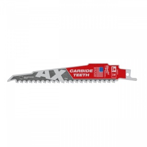 Lemn cu cuie: Pânze Heavy Duty AX™ cu dinți din carbură pentru lucrări de demolare Milwaukee (Lungimea pânzei (mm): 150) - 5 bucati