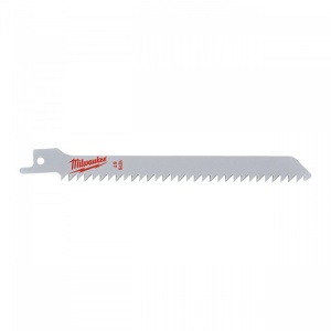 Lemn și plastic Milwaukee 150 x 6 TPi (no plunge cut) - 3 bucati