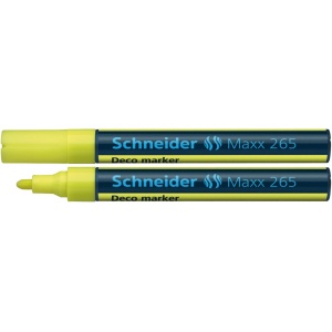 Marker cu cretă lichidă 2-3 mm Deco Schneider 265 - Img 3
