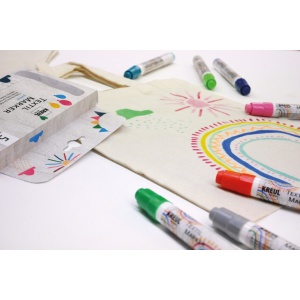 Marker pentru textile Junior Kreul, set 5 buc/set - Img 2