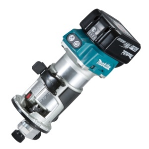 Masina de frezat unimanuala Makita LXT 18V, 8 mm, livrat cu 2 acumulatori