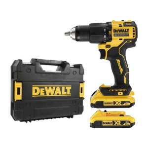 Masina de gaurit cu percutie DeWalt DCD709D2T, 18V XR 2 x 2Ah, valiza TSTAK - Img 2