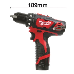 Masina de gaurit si insurubat cu acumulator Milwaukee M12 BDD-202C, cuplu 30 Nm, livrata cu acumulatori, valiza - Img 9