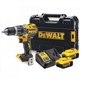 Masina de gaurit si insurubat cu percutie, cu acumulatori Dewalt DCD796P2, 18V/5.0Ah, cuplu maxim 70 Nm, 2 acumulatori, incarcator, valiza de transport - Img 3