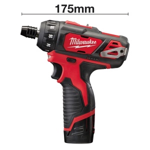 Masina de insurubat Milwaukee M12 BD-202C, cuplu 30 Nm, livrata cu acumulatori, valiza - Img 10