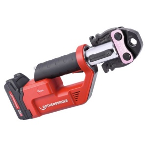 Masina de sertizat Rothenberger Romax Compact TT, set falci MaxiPro 1/4"-1 1/8", 1 x 2.0 Ah, EU - Img 2