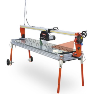 Masina de taiat placi, materiale de constructii 200cm, 2.2kW, PRIME 200S cu laser si roti - Battipav-92001