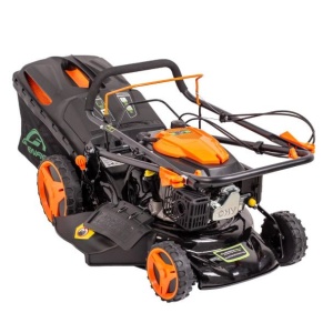 Masina de tuns gazonul pe benzina Greenfield G-MTG461ARW-T6, 3.46 cp, 146 cmᶟ, 457 mm, 7 trepte taiere, 60 l sac colector - Img 5