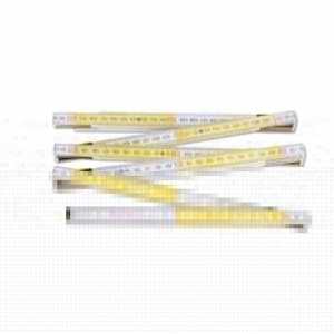 Metru de tamplarie Stanley 0-35-458, lemn vopsit alb-galben, 2 m x 15 mm - Img 4