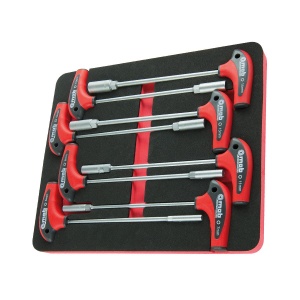 Modul MOB OSC cu 8 capete chei tubulare cu maner T - 260×160×50 6-14 mm