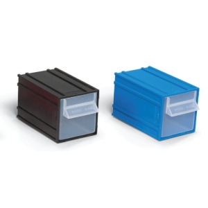 Modul plastic cu capac Port-Bag 80x140x80mm albastru - Img 2