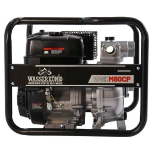 Motopompa aspiratie 3" Wasserkonig WSKM80CP, maxim 50 m³/ora , inaltime refulare max 70 m, motor euro V, benzina, putere 11 CP - Img 2
