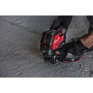 NIVELĂ LASER ÎN CRUCE CU FUNCȚIE DE PLUMB, FASCICUL VERDE, REÎNCĂRCABILĂ REDLITHIUM™ USB L4 CLLP-301C - Img 12