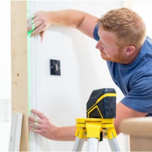 Nivela laser Stanley Fatmax FMHT77595-1, linie laser verde, in cruce - Img 6