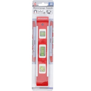 Nivela TORPEDO magnetica, 23cm, 3 bule, BGS - Img 4