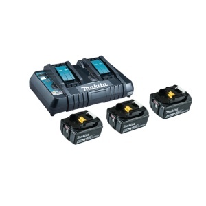 Pachet acumulatori Makita LXT - 3xBL1850B + DC18RD