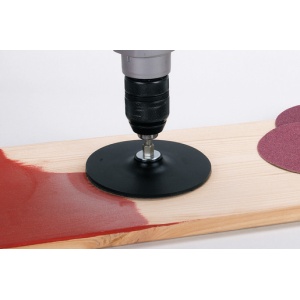 Pad pentru slefuit Wolfcraft 2020000, de cauciuc, ax prindere 8 mm, 125 mm - Img 3