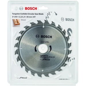 Panza fierastrau circular Bosch lemn, 190x30x2.2 mm, 24 dinti - Img 2