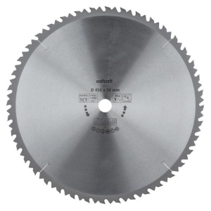 Panza pentru fierastrau circular de masa Wolfcraft 6595000, diametru 450 mm, diametru interior disc 30 mm, latime taiere 3.5 mm, 40 dinti, seria maro. - Img 1