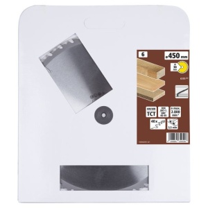 Panza pentru fierastrau circular de masa Wolfcraft 6595000, diametru 450 mm, diametru interior disc 30 mm, latime taiere 3.5 mm, 40 dinti, seria maro. - Img 2