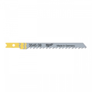 Pânze fierăstrău cu coadă în formă de U Milwaukee 75 x 4 mm A 2202 - 5 bucati - Img 1