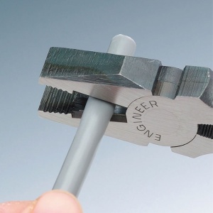 Patent electrician taiere laterala ENGINEER PD-08, manere verzi, elastomer, 210 mm, Fabricat in Japonia - Img 2