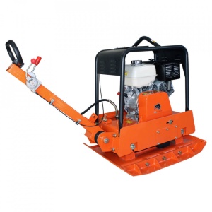 Placa compactoare reversibila PCR 320-H, 38 kN, motor Honda benzina 13 cp, 310 kg - Img 3