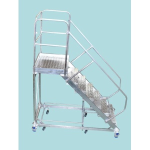 Platforma mobila RARIS, aluminiu, la 45°, Gmax = 200 kg, cu maneta, tip PNR45 - Img 1