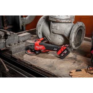Polizor unghiular 125 mm cu frânare și comutator tip clapetă M18 FUEL™ ONE-KEY™ M18 ONEFSAG125XPDB-502X ( KIT: 2 x M18 B5 Acumulator, M12-18 FC Încarcător, Cutie HD) - Img 11
