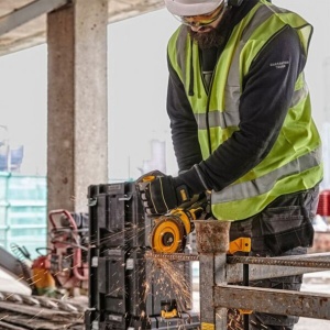 Polizor unghiular DeWalt DCG418T2, cu 2 acumulatori Li-Ion XR Flexvolt 54V/6.0Ah, 125 mm, cutie TSTAK II - Img 5