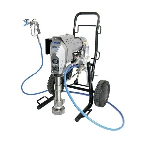 Pompa de vopsit / zugravit AIRLESS Industriala cu Carucior - Complet Echipata - 7,5L/min - Larius Thor