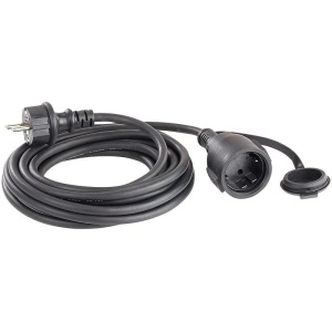 Prelungitor cauciuc cu stecher/cupla cu pamantare, 3x1.5 / 15m