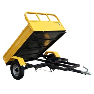 ProGARDEN Campo RM600CT remorca 600kg minitractor, 1 osie, prindere cupla - Img 2