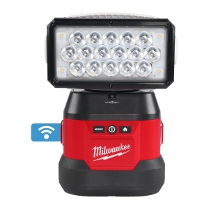 Proiector utilitar Milwaukee ONE-KEY™ cu telecomanda, model M18 URSL-0, 4.250 lumeni
