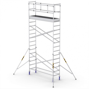 ProTUBE S6 Schela mobila profesionala din aluminiu H lucru 6,2m - Img 1