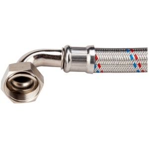 Racord flexibil hidrofor Progarden 1" FI cu cot, 1" FE, 25x600mm - Img 1