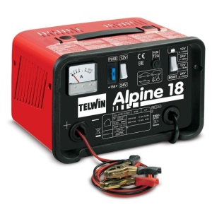 Redresor baterii Telwin ALPINE18BOOST, tensiune incarcare 12/24 V, capacitate baterii Pb/START/STOP 14-185 Ah, incarcare rapida - Img 1