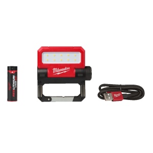 Reflector pliabil reîncărcabil USB 550 lumeni, 1 ACUMULATOR, CABLU USB - Img 1