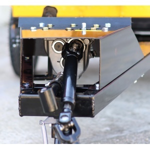Remorca cu tractiune 500kg ProGARDEN Pachet Alpine RM500T 1 osie, prindere bolt pentru motocultor, roti 19x7-8 si set manicoti Adaptiv 3 in 1 S - Img 4