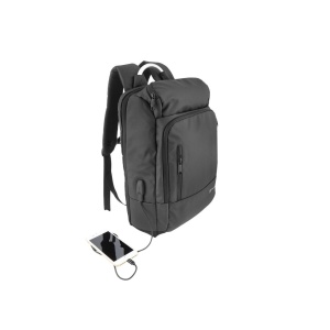 Rucsac laptop Tellur Business L, cu port USB, 17.3", negru