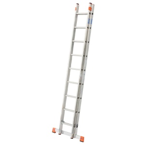 Scara culisanta din aluminiu Monto "Fabilo", 2x9 trepte - Img 2