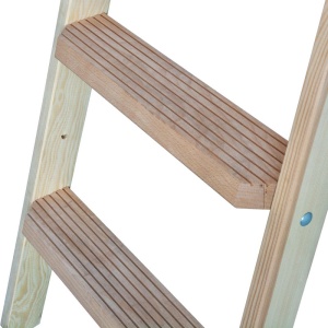 Scara de lemn cu trepte late, 2x5 trepte - Img 4