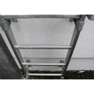 Scara KRAUSE de acces / evacuare / incendiu, aluminiu, 15,96 m - Img 4